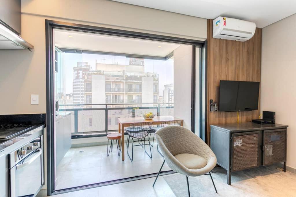 Apartamento De 1 Dormitorio No Coracao De Pinheiros Sao Paulo Dış mekan fotoğraf